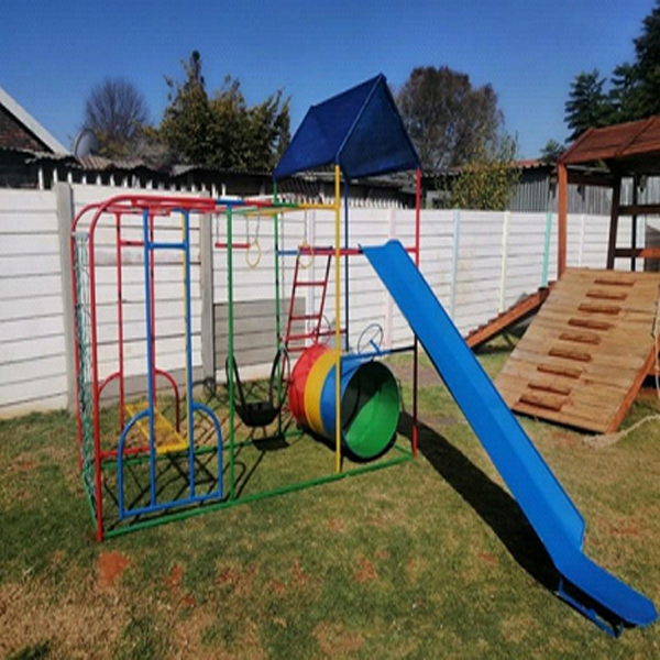 Double Jungle Gym (with Flat See-Saw Swing) – Enzo Jungle Gyms